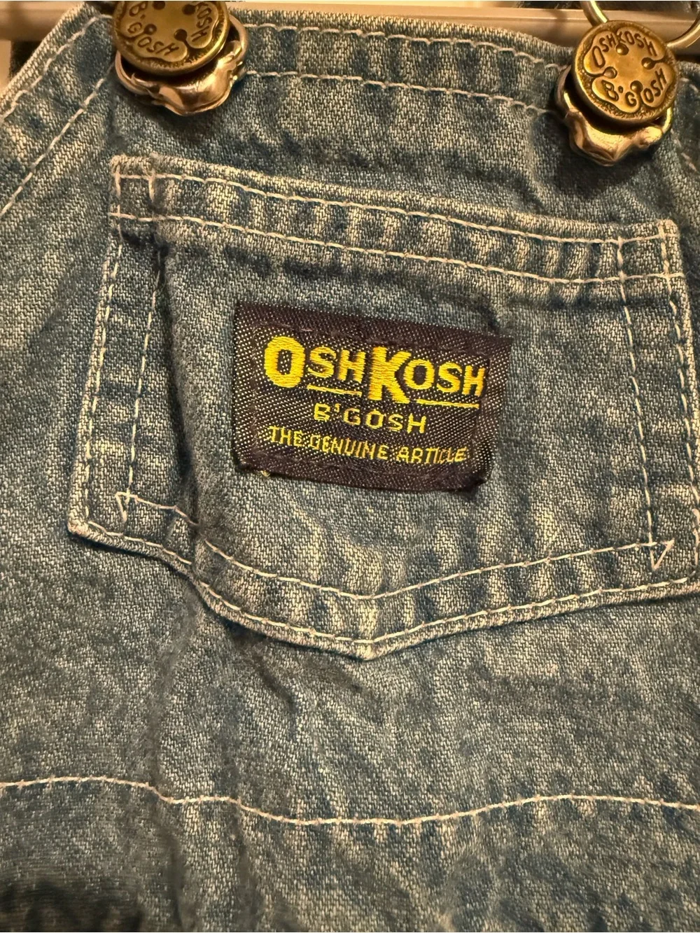 OshKosh B'gosh Classic Denim Overalls in Blue